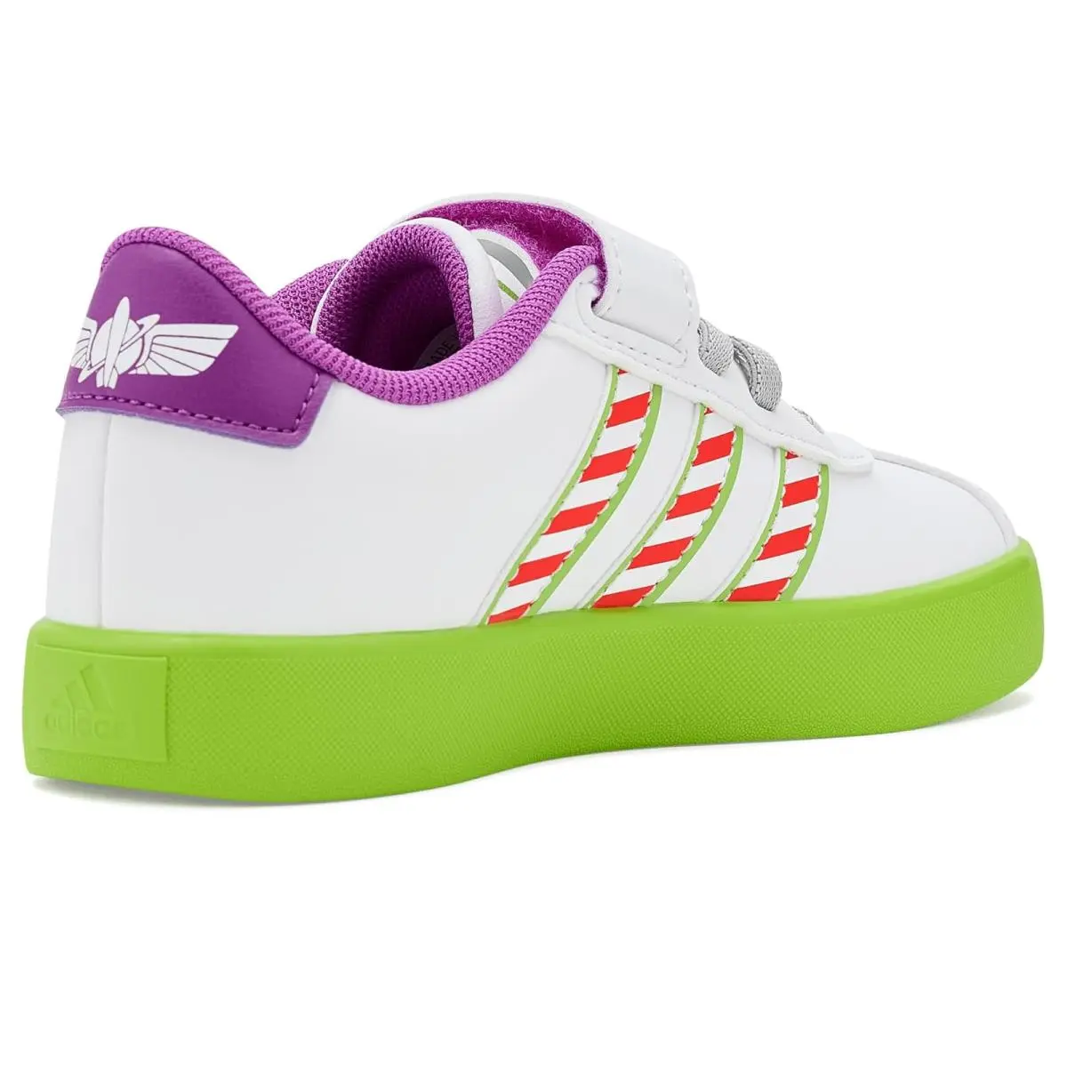 Adidas shoes - White/White/Semi Solar Green 1