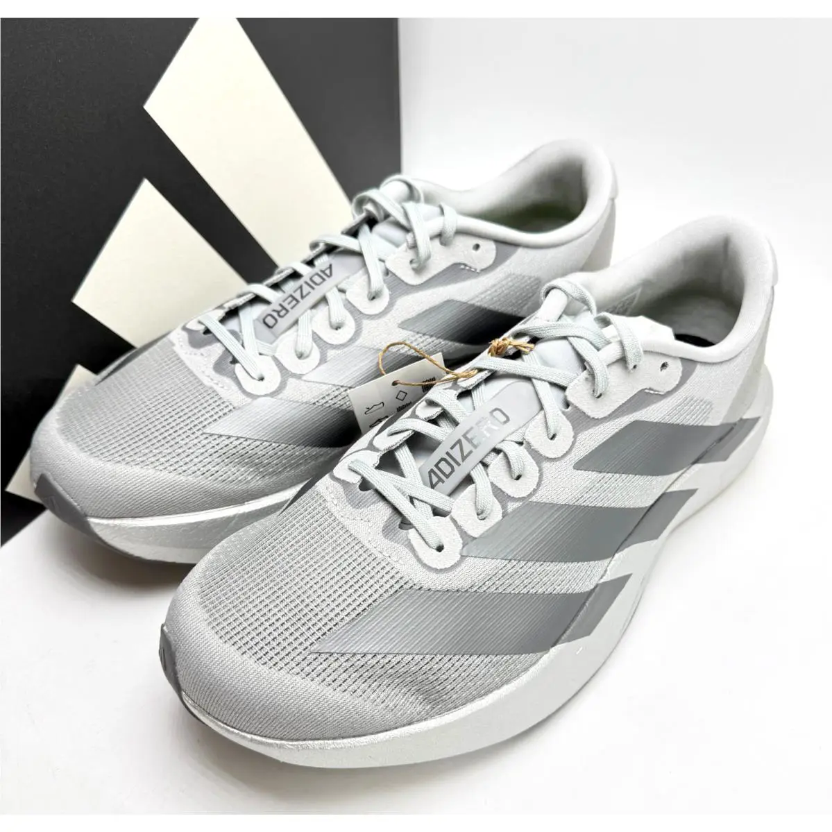 Adidas Adizero Evo SL M Silver Metallic JR3419 Men`s sz 8-12