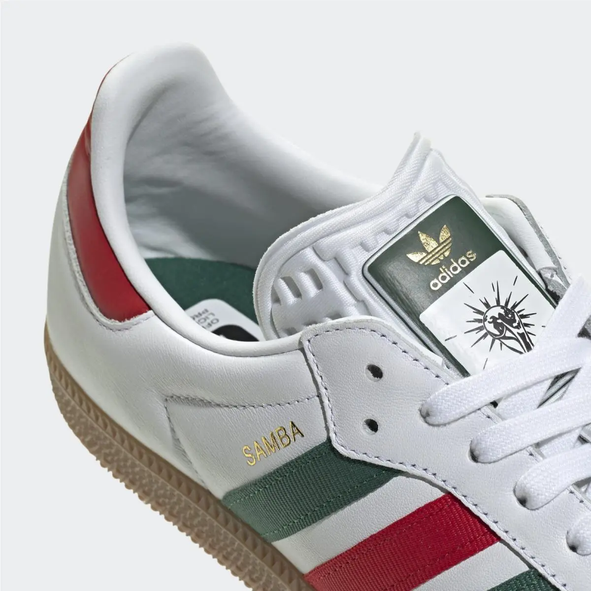 Adidas shoes - HQ4951 - HQ4951 - WHITE/GREEN/GUM 8