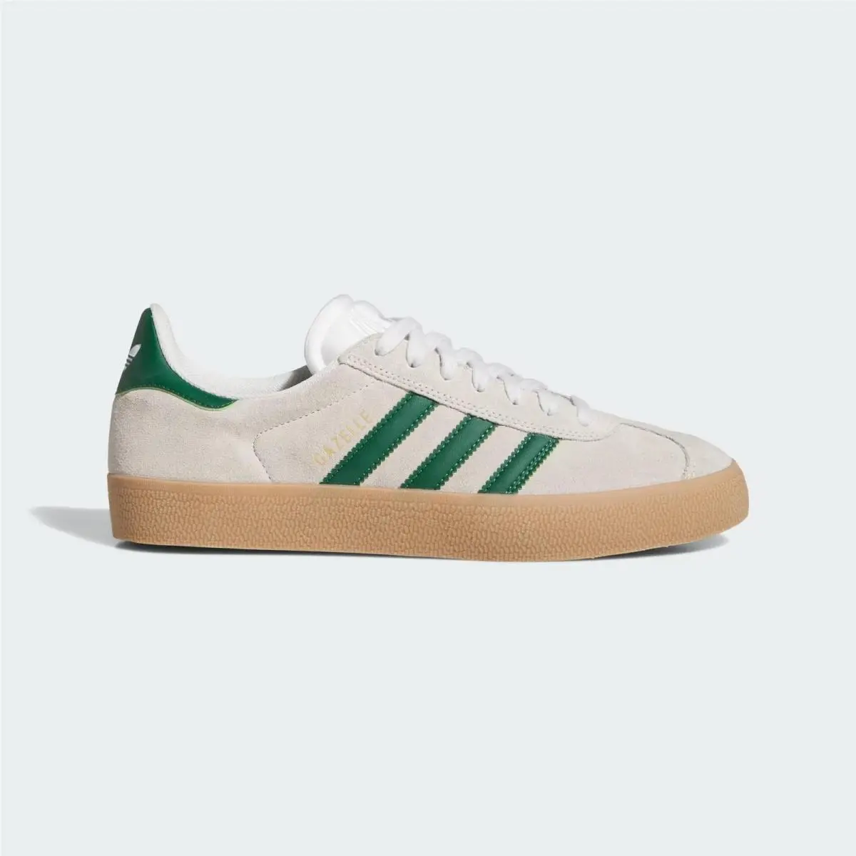Adidas Gazelle Adv Men`s Skate Crystal White / Gum / Green JP5858