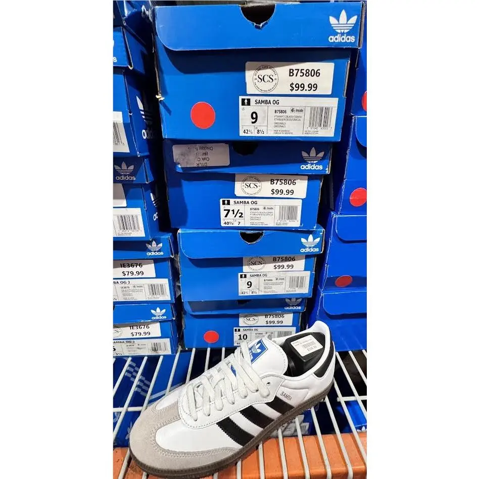 Adidas shoes - Adidas Samba OG FTWWHT/CBLACK/GUMS – B75806 2