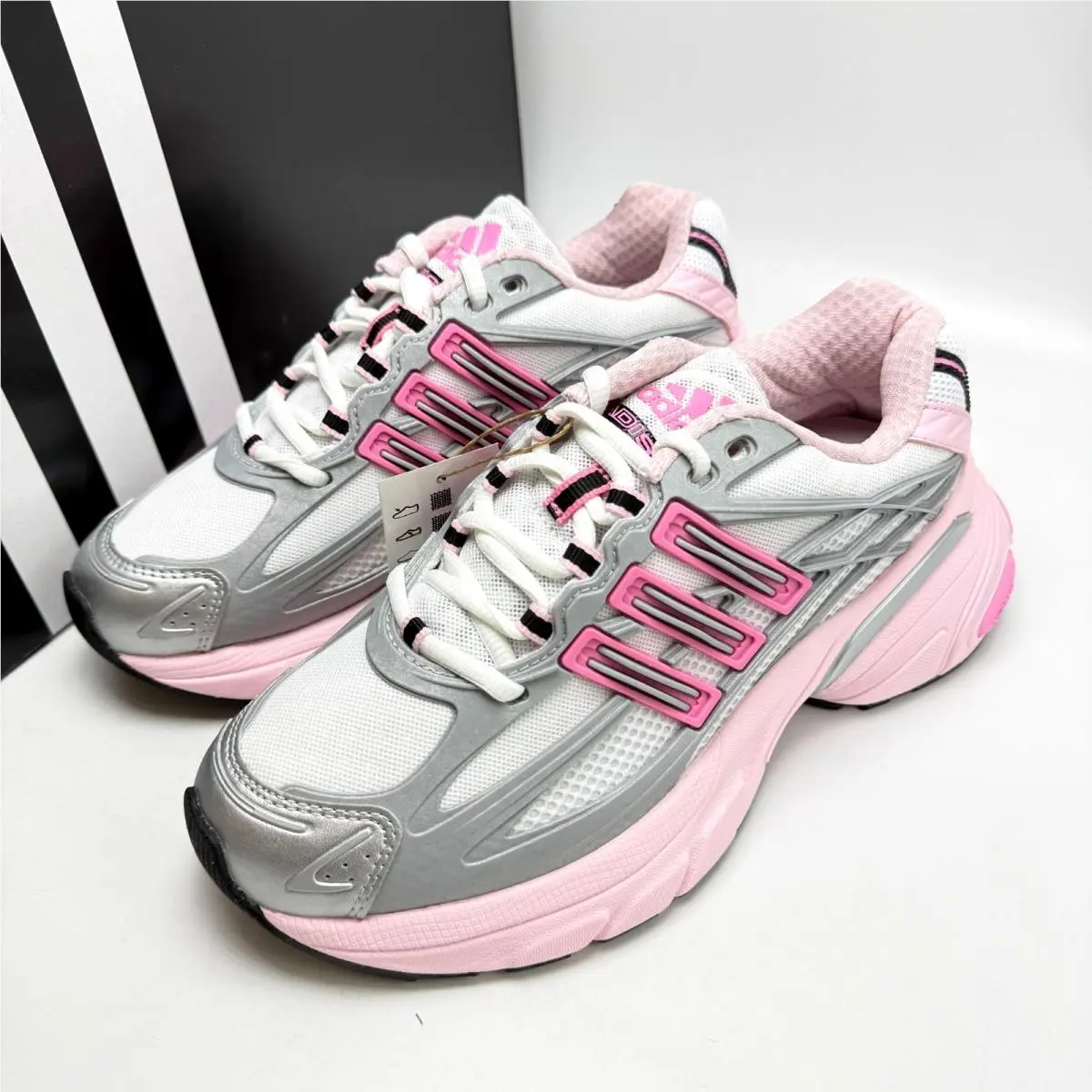 Adidas Adistar Xlg 2.0 Bliss Pink White Women`s Shoes KI0164 Size 7-9