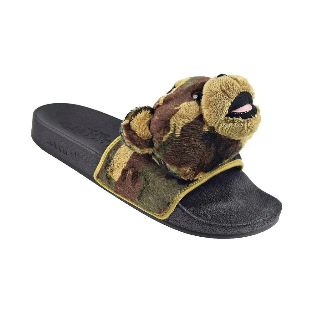 Adidas JS Adilette Jeremy Scott Teddy Men`s Slides Camo h02882