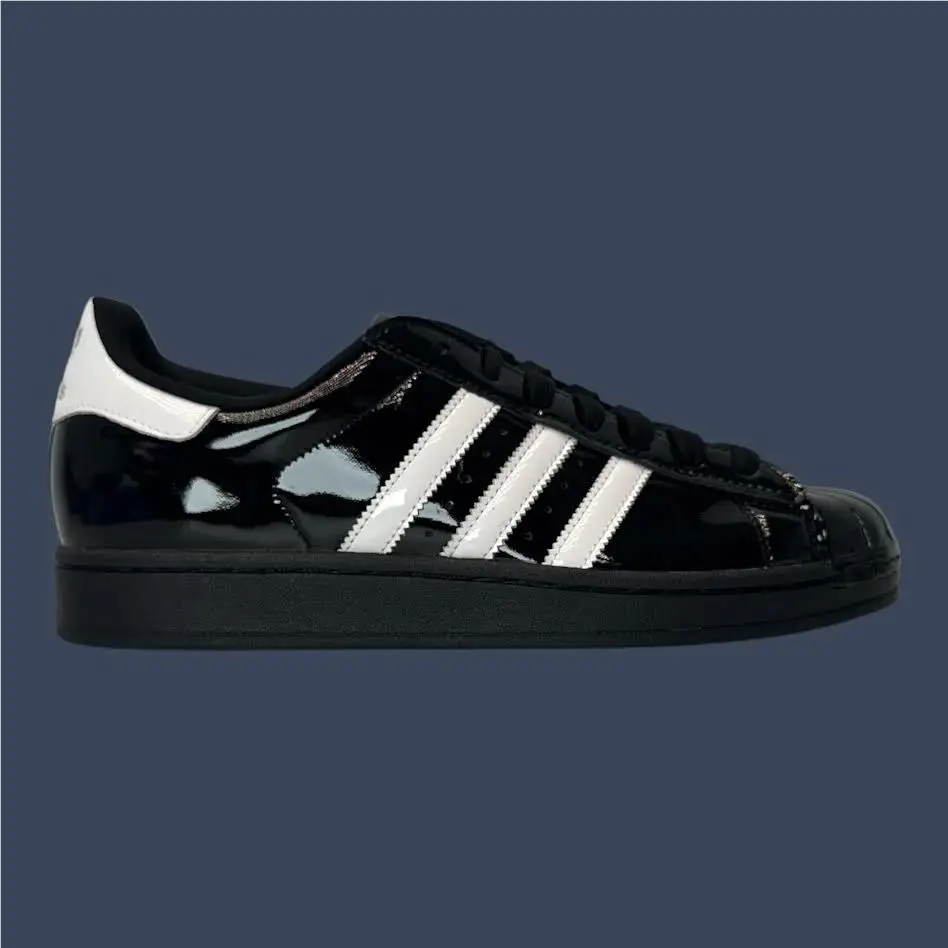 Adidas shoes - Adidas Superstar II Women’s Core Black/White/Gold – JS4009 4