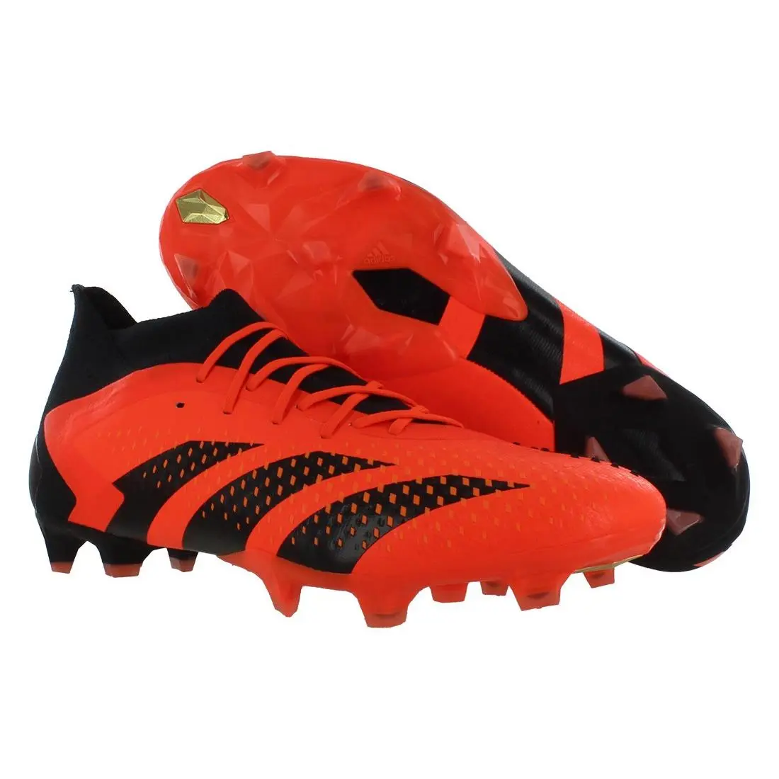 Adidas Predator Accuracy.1 Firm Ground Unisex Shoes - Team Solar Orange/Core Black/Core Black, Main: Orange