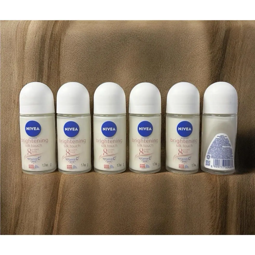 Deodorant For Women Brightening Silk Touch 6 Pack 48h Protection 50 ML by Nivea