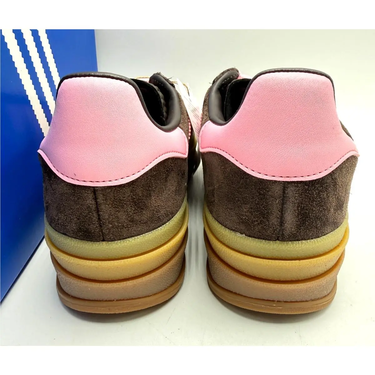 Adidas shoes - Adidas Gazelle Bold W - Gazelle Bold - IH6786 - Aurora Coffee/Light Pink/Gold Metallic 9
