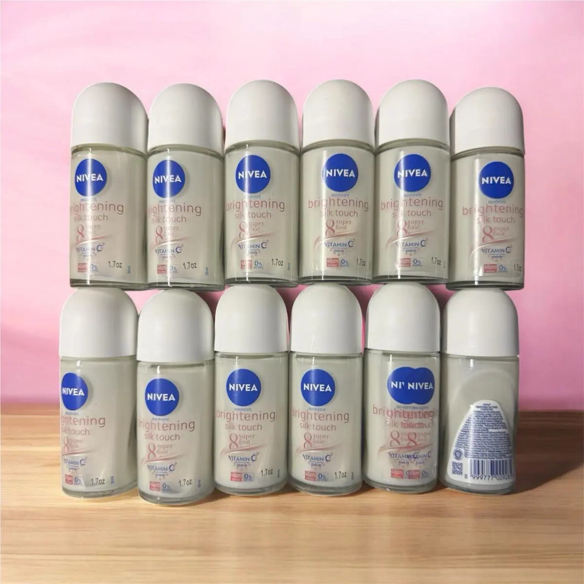 Nivea Deodorant For Women Brightening Silk Touch 12Pack 48h Protection 50 ML