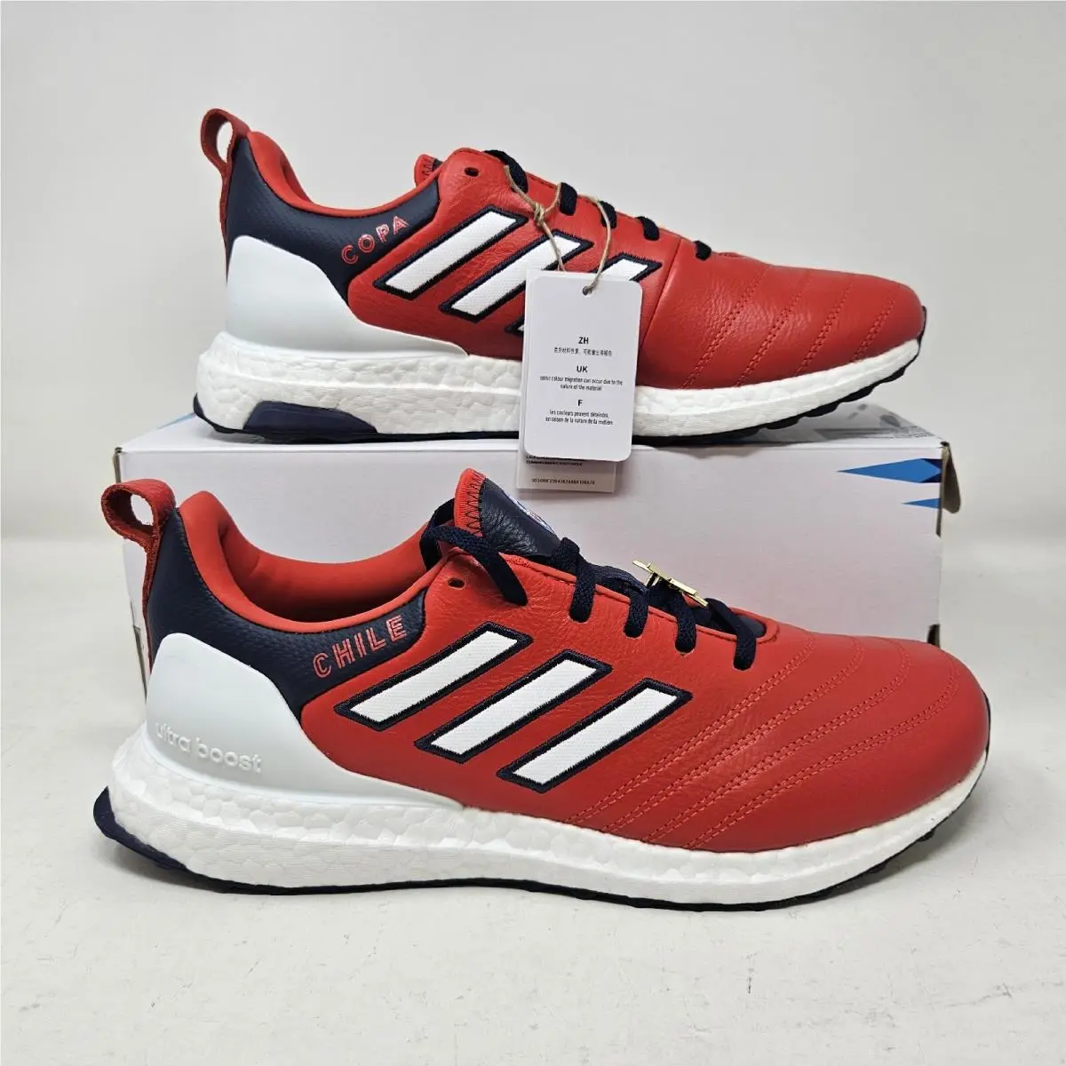 Mens Adidas Chile World Cup Ultraboost Dna / Red White / GW7270 / Multiple Sizes