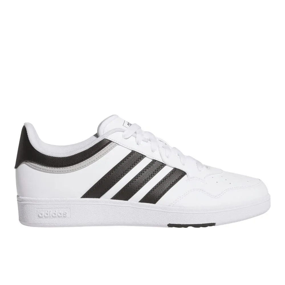 Adidas Hoops 4.0 Lace Up Mens White Sneakers Casual Shoes JQ9985