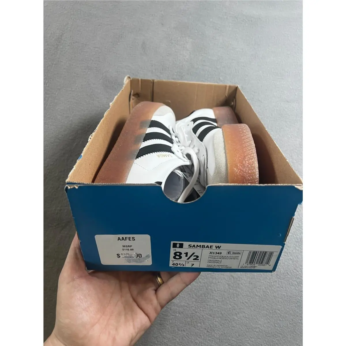 Adidas shoes - adidas Sambae - Sambae - JI1349 - White 19