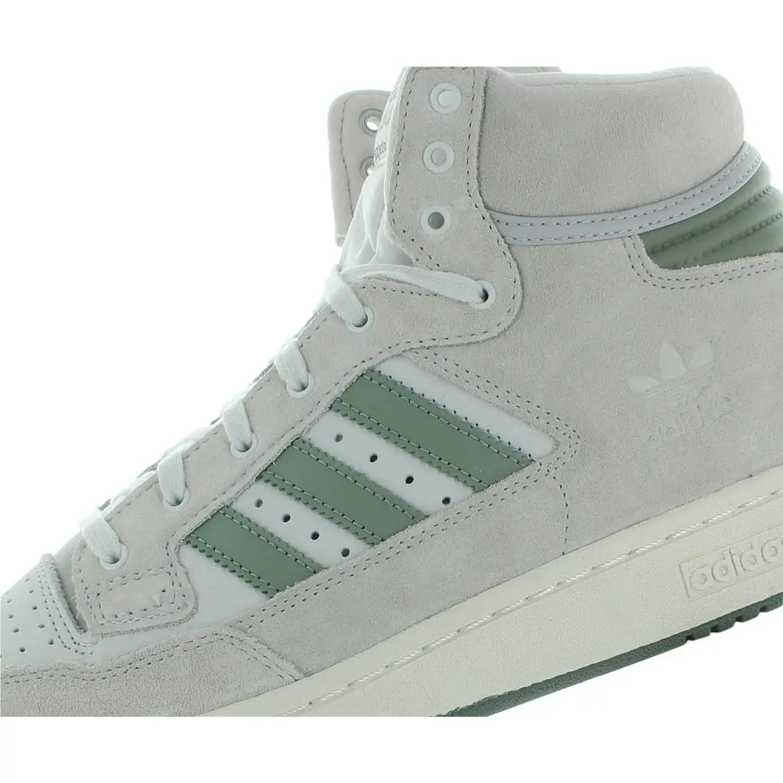 Adidas shoes - Crystal White/Silver Green/Silver Green, Main: Grey 4