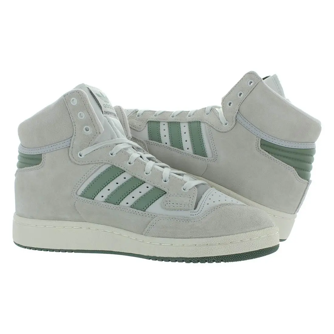 Adidas shoes - Crystal White/Silver Green/Silver Green, Main: Grey 5
