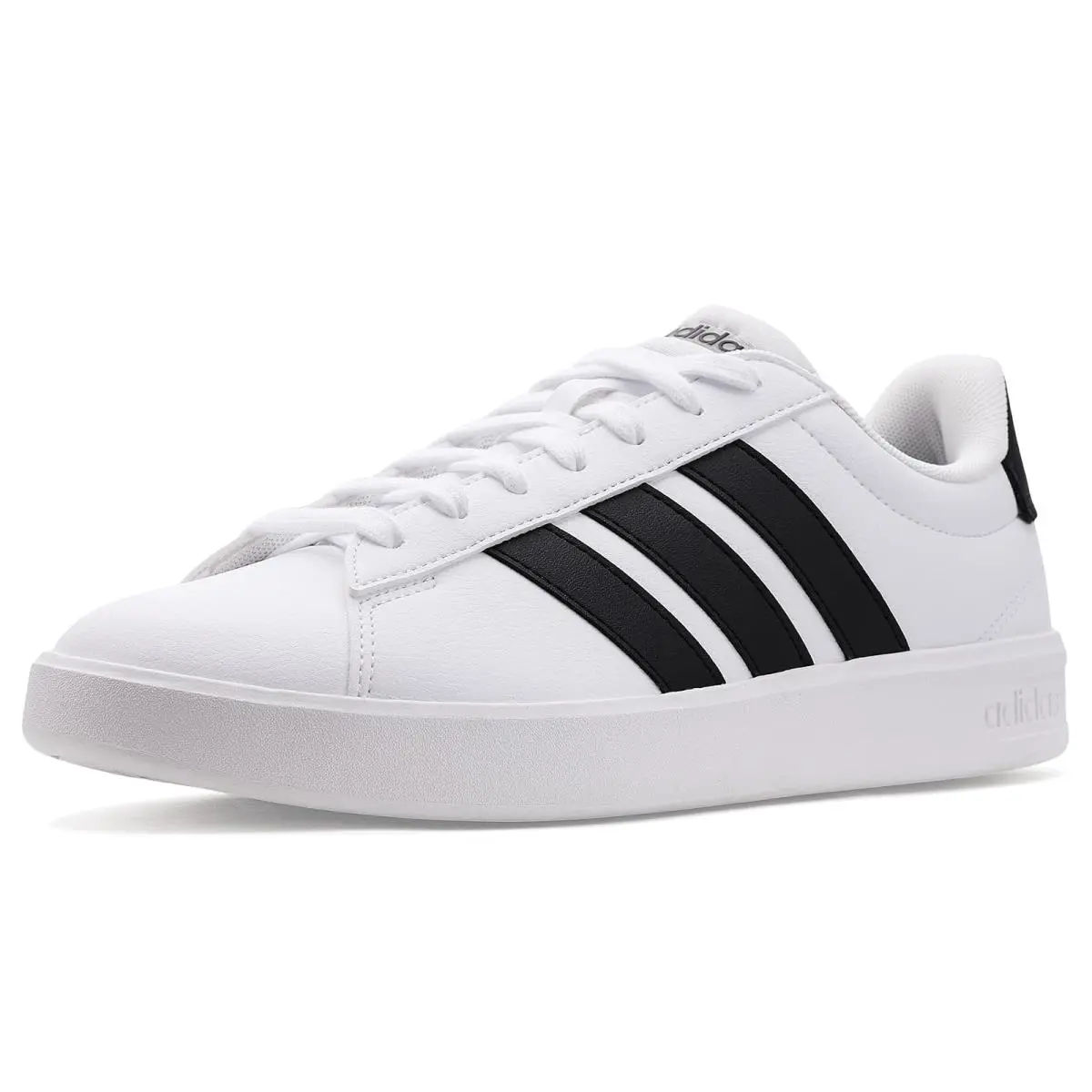 Man`s Sneakers Athletic Shoes  Grand Court 3.0 Shoes White/Black/White by Adidas