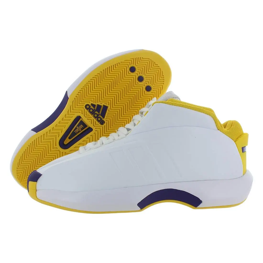 Adidas shoes - Footwear White/Bold Gold/Collegiate Purple, Main: White 3