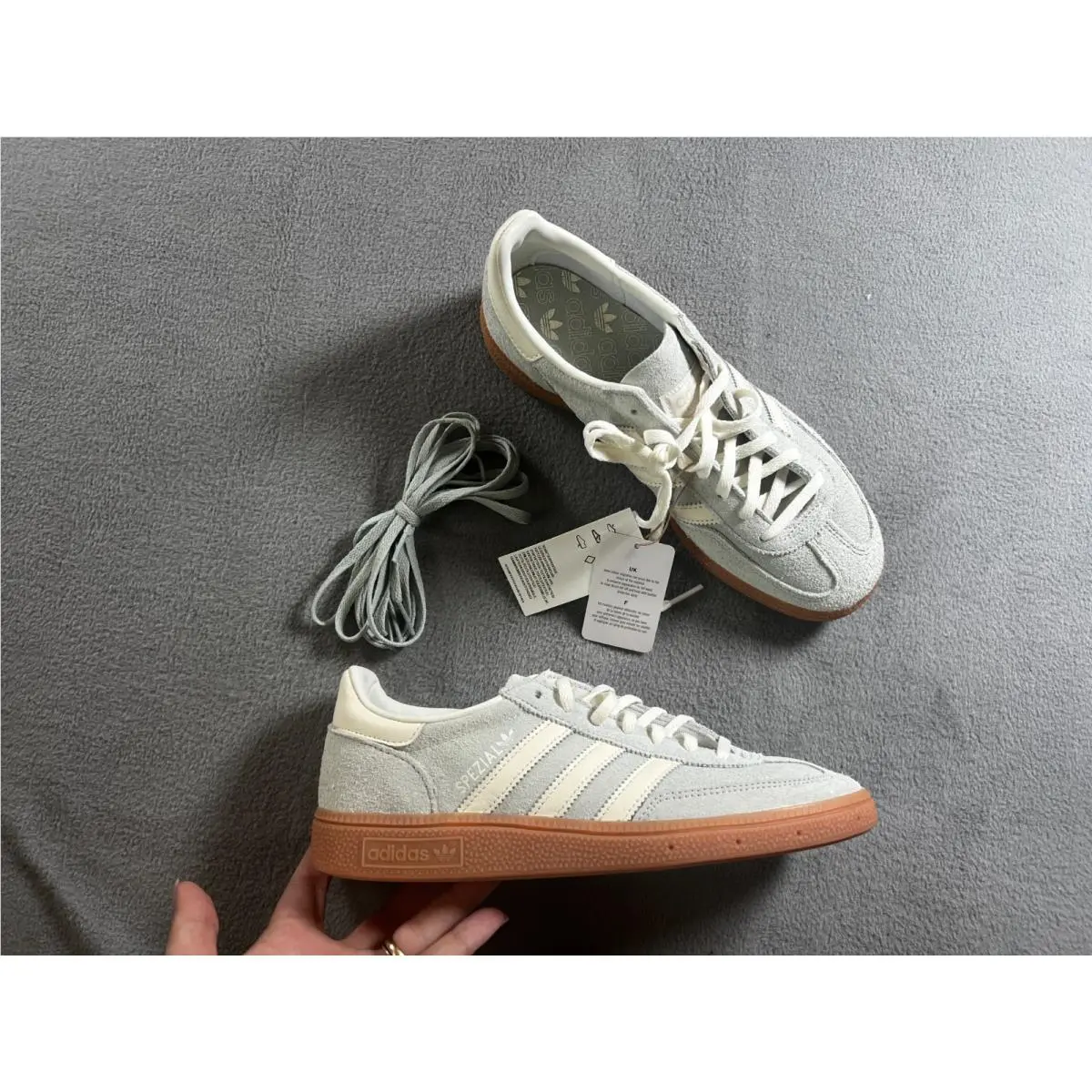 Adidas Spezial Womens Gray Gum Sneakers Retro Terrace Sport Shoes IF6491