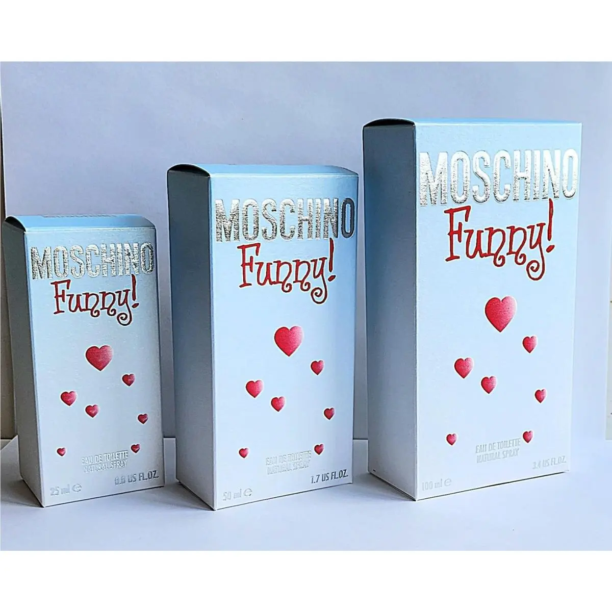 Moschino Funny Factice / Display Bottle By Moschino 3 sz Set / No Perfume Inside