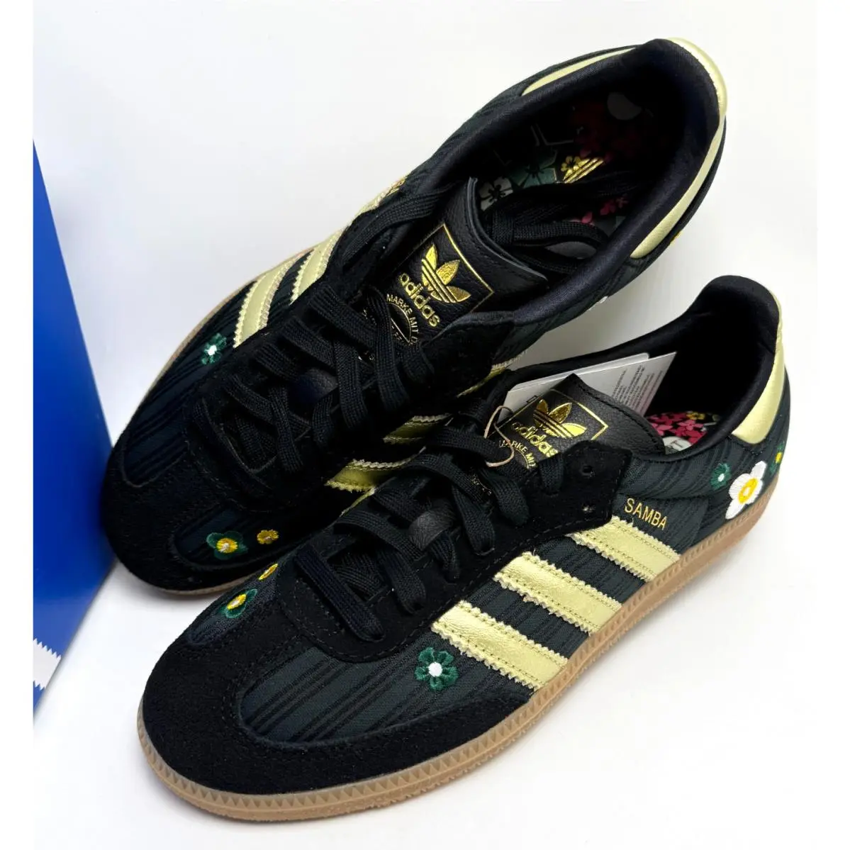 Adidas shoes - adidas Samba - Samba - IH1331 - Core Black/Gold Metallic/Gum 4 10