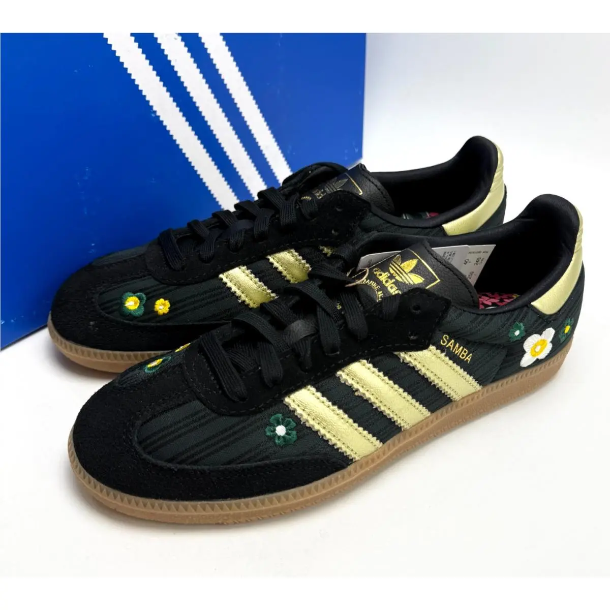 Adidas shoes - adidas Samba - Samba - IH1331 - Core Black/Gold Metallic/Gum 4 5