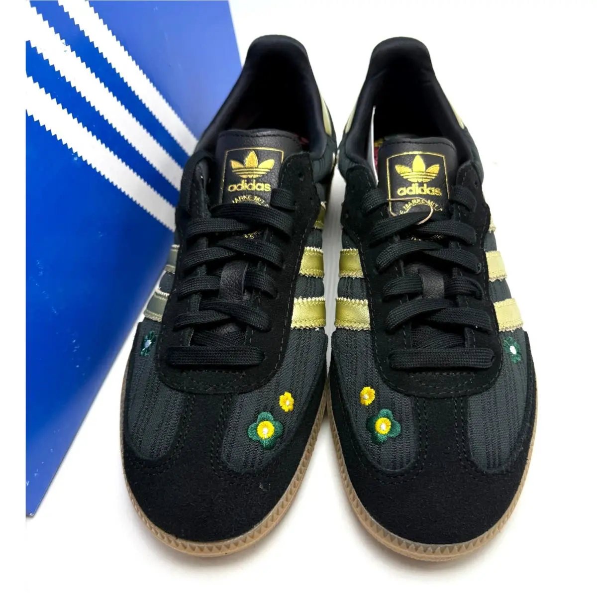 Adidas shoes - adidas Samba - Samba - IH1331 - Core Black/Gold Metallic/Gum 4 0