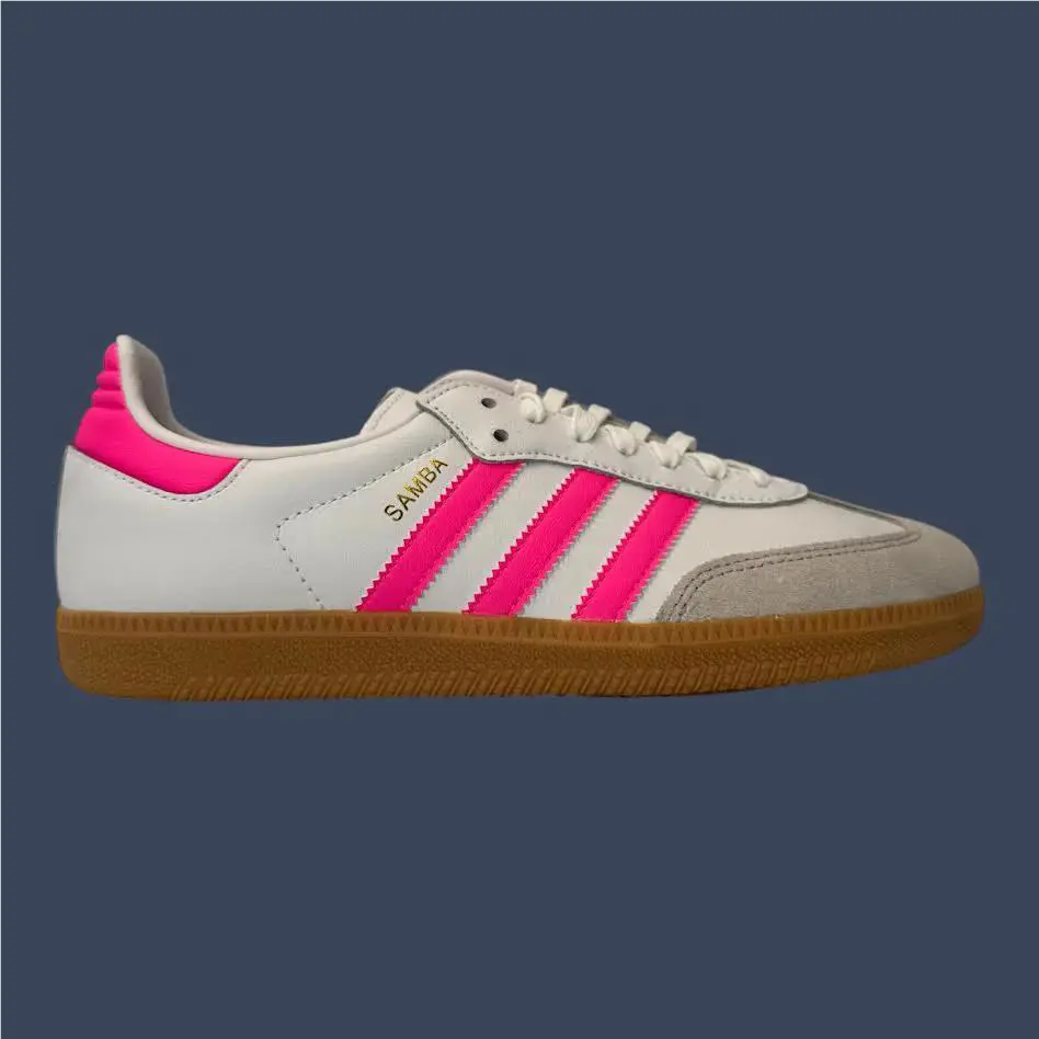 Adidas Samba OG J White/lucid Pink/gum – JQ2831