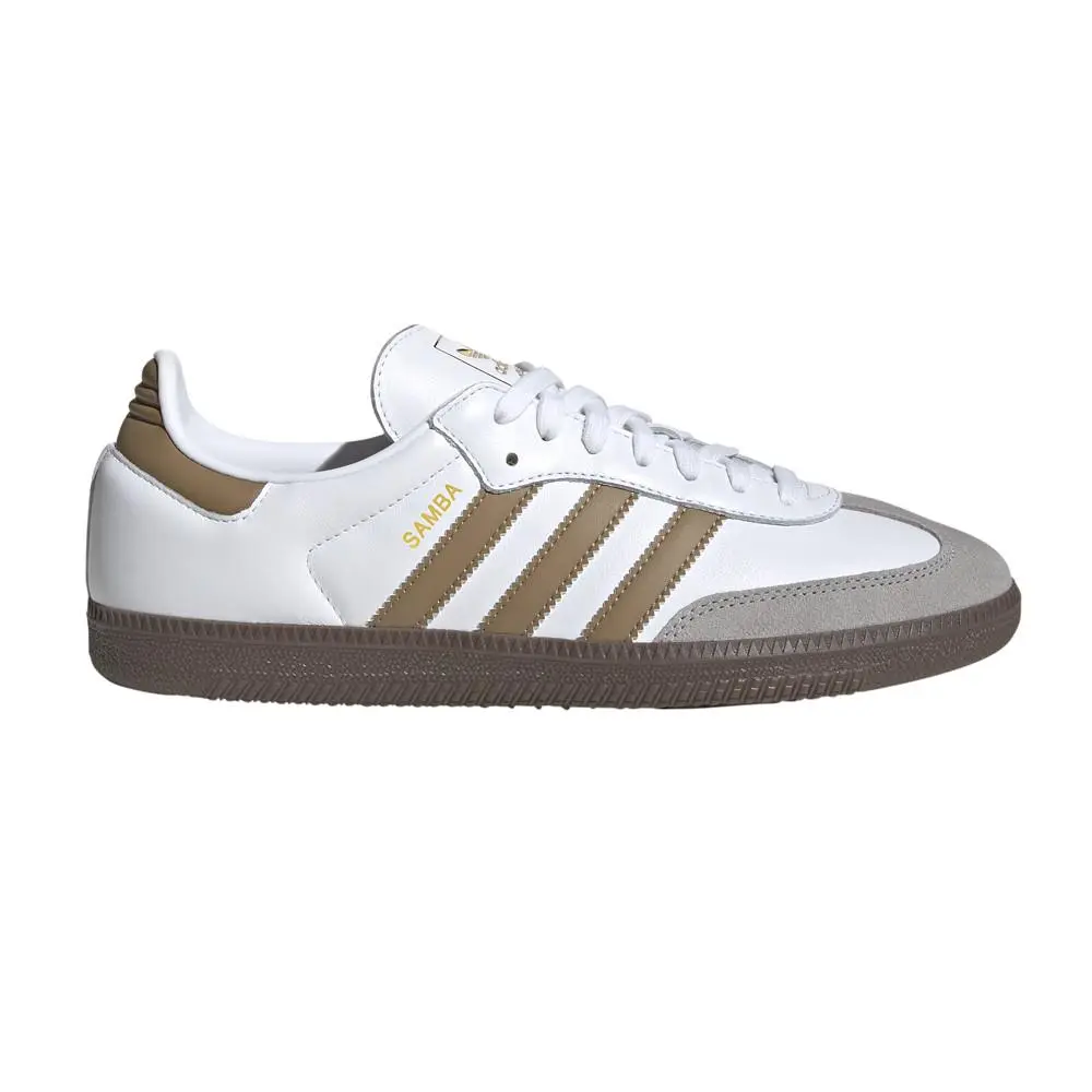 Adidas Samba Og Lace Up Mens White Sneakers Casual Shoes JH8796