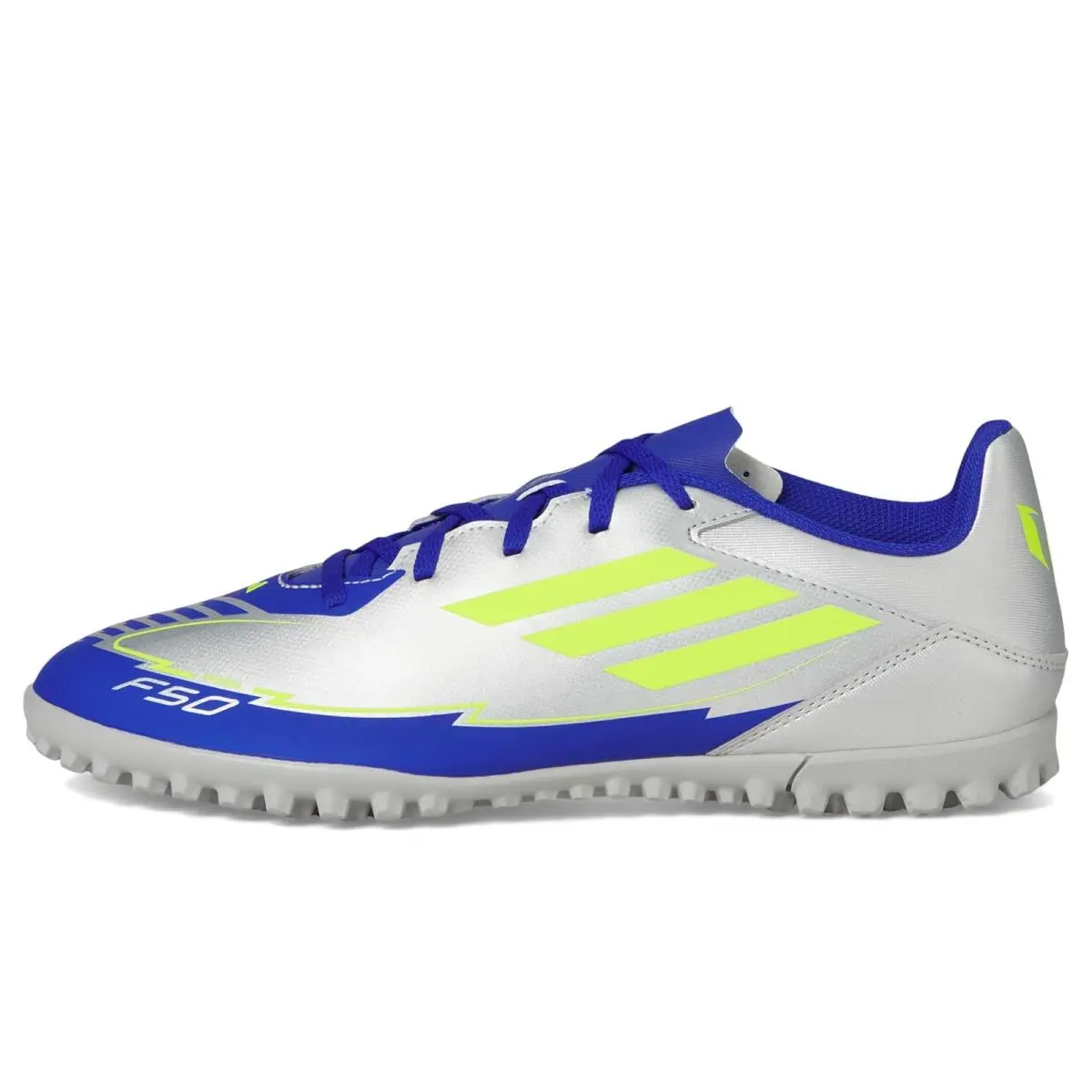 Adidas shoes - Silver Metallic/Solar Yellow/Lucid Blue 9