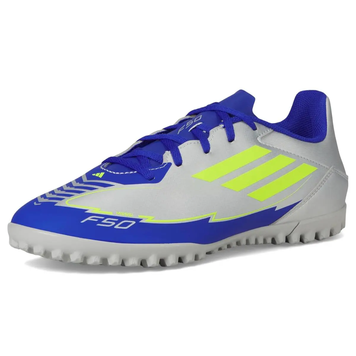 Adidas shoes - Silver Metallic/Solar Yellow/Lucid Blue 12