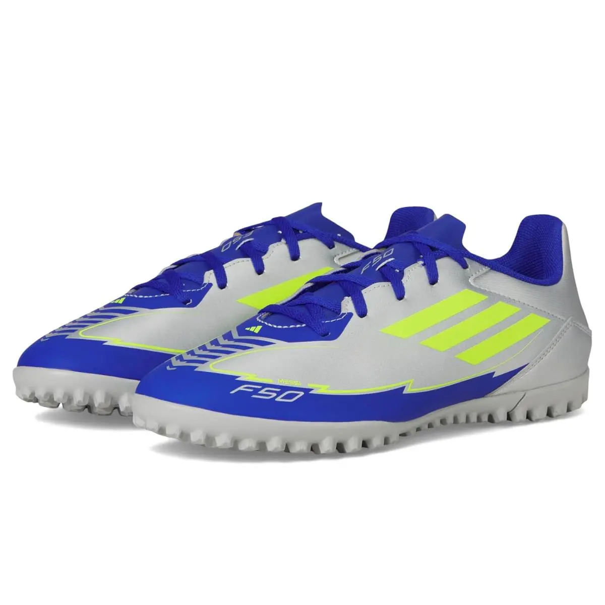 Adidas shoes - Silver Metallic/Solar Yellow/Lucid Blue 6