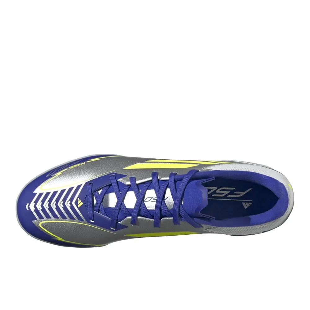 Adidas shoes - adidas F50 League Messi Turf - IH0919-A - Silver, Yellow 8