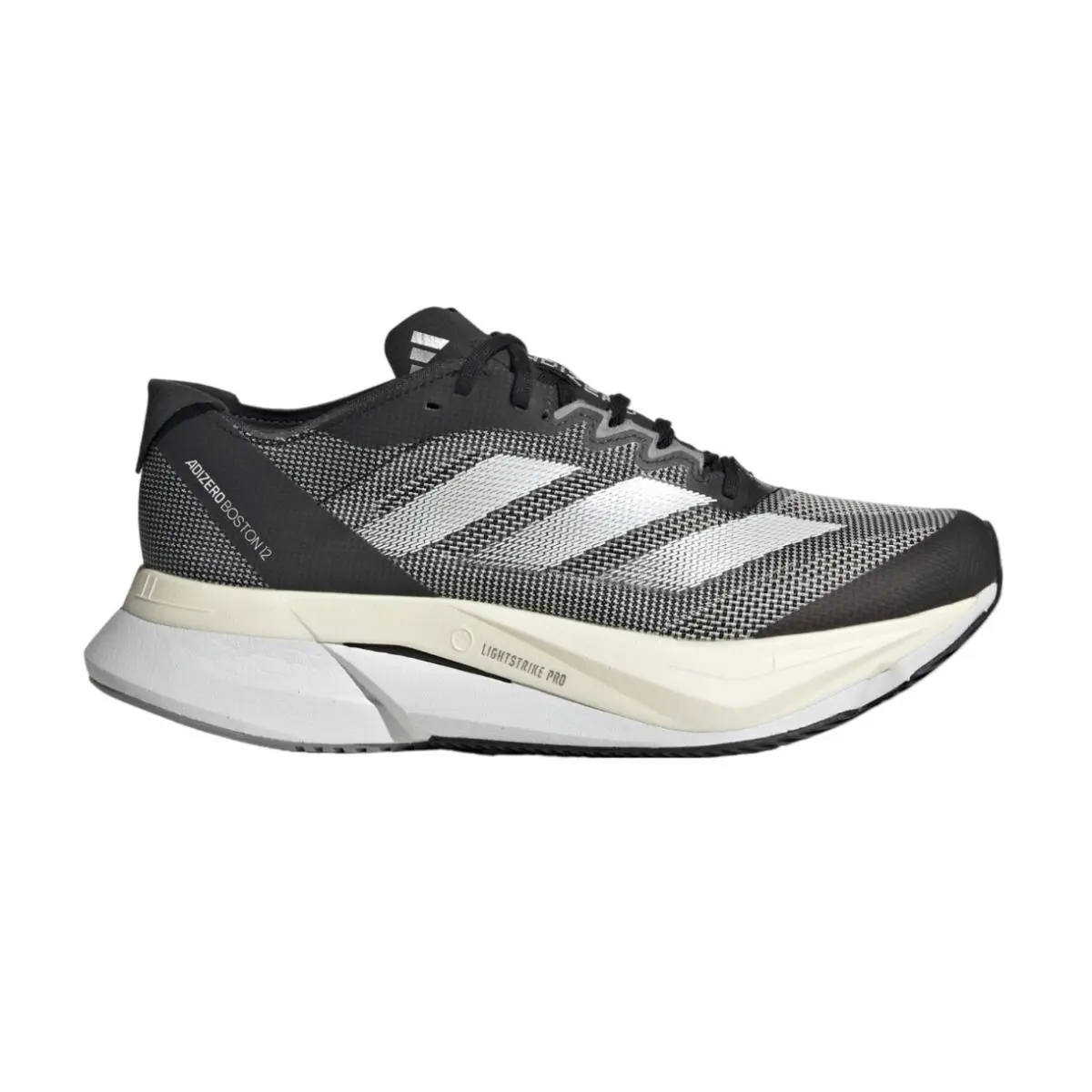 Adidas Adizero Boston 12 - Multisize Women Running Shoes Black White HQ2171