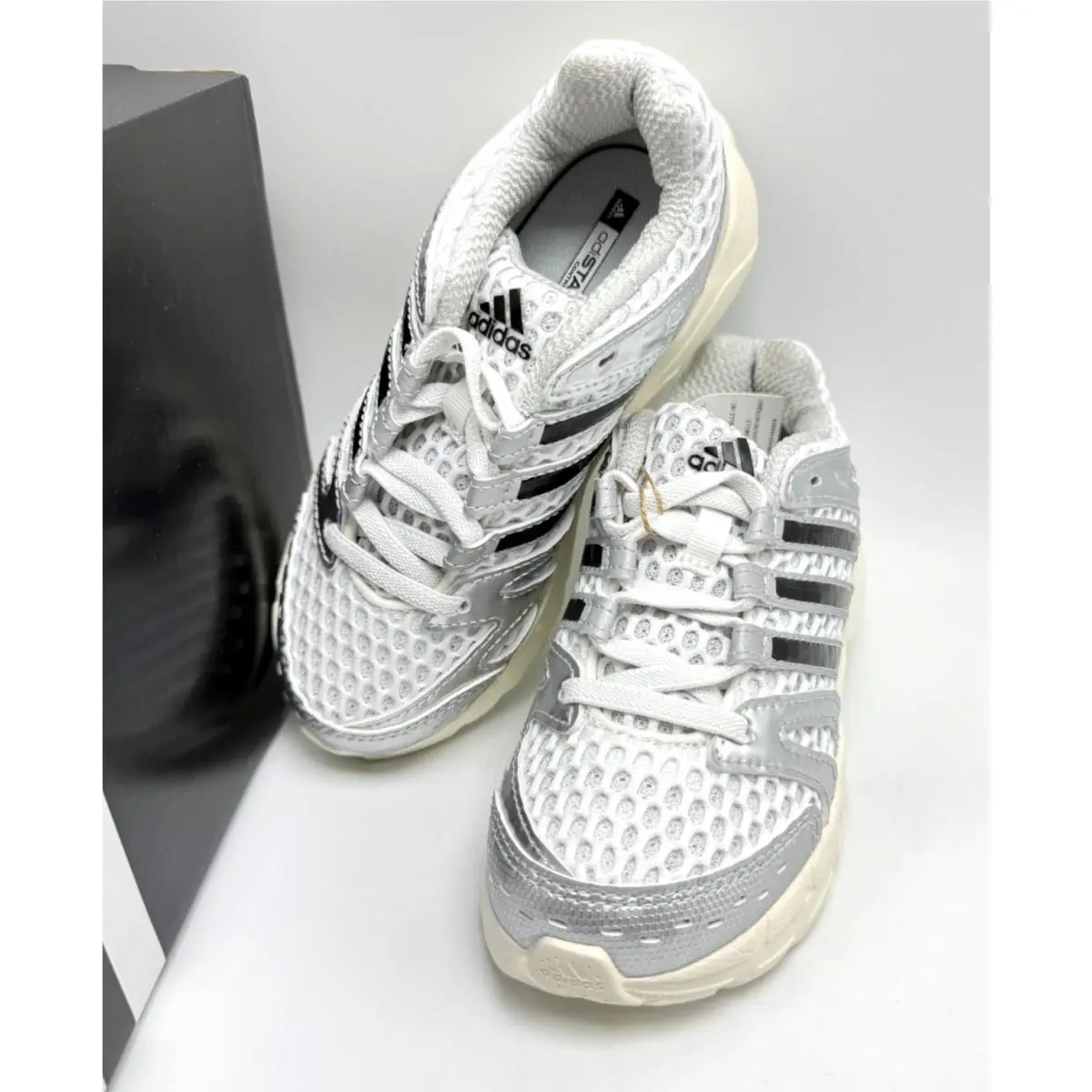 Adidas shoes - adidas samba Jane C - samba Jane - Cloud White / Silver Metallic / Grey One 4