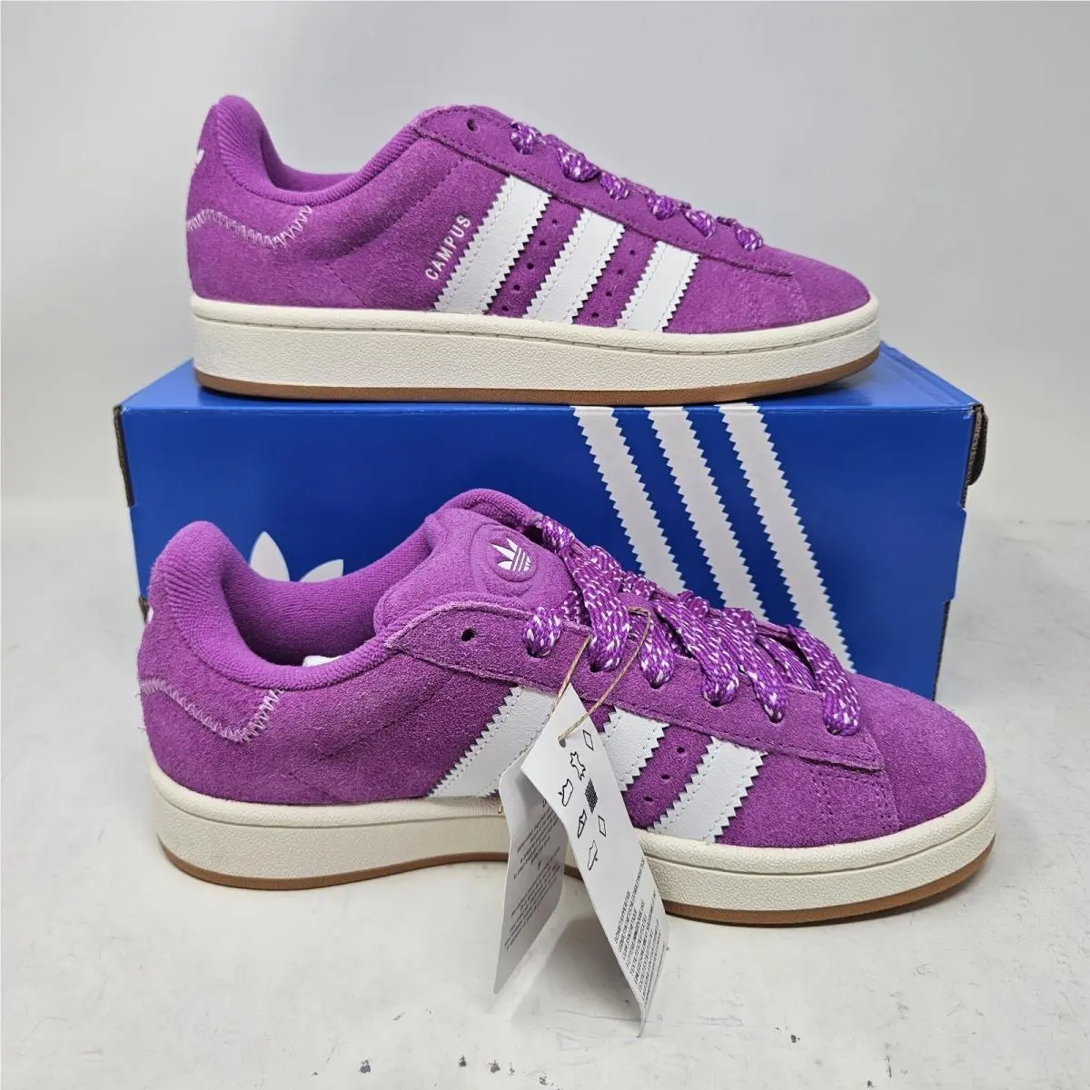 Adidas shoes - adidas Campus - Campus - IF9616 - Purple Burst / White / Gum 0
