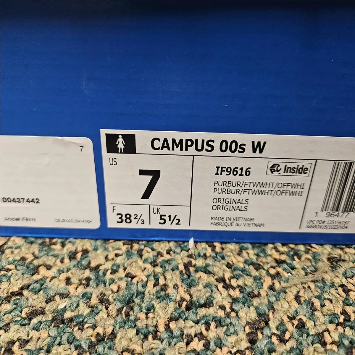 Adidas shoes - adidas Campus - Campus - IF9616 - Purple Burst / White / Gum 7