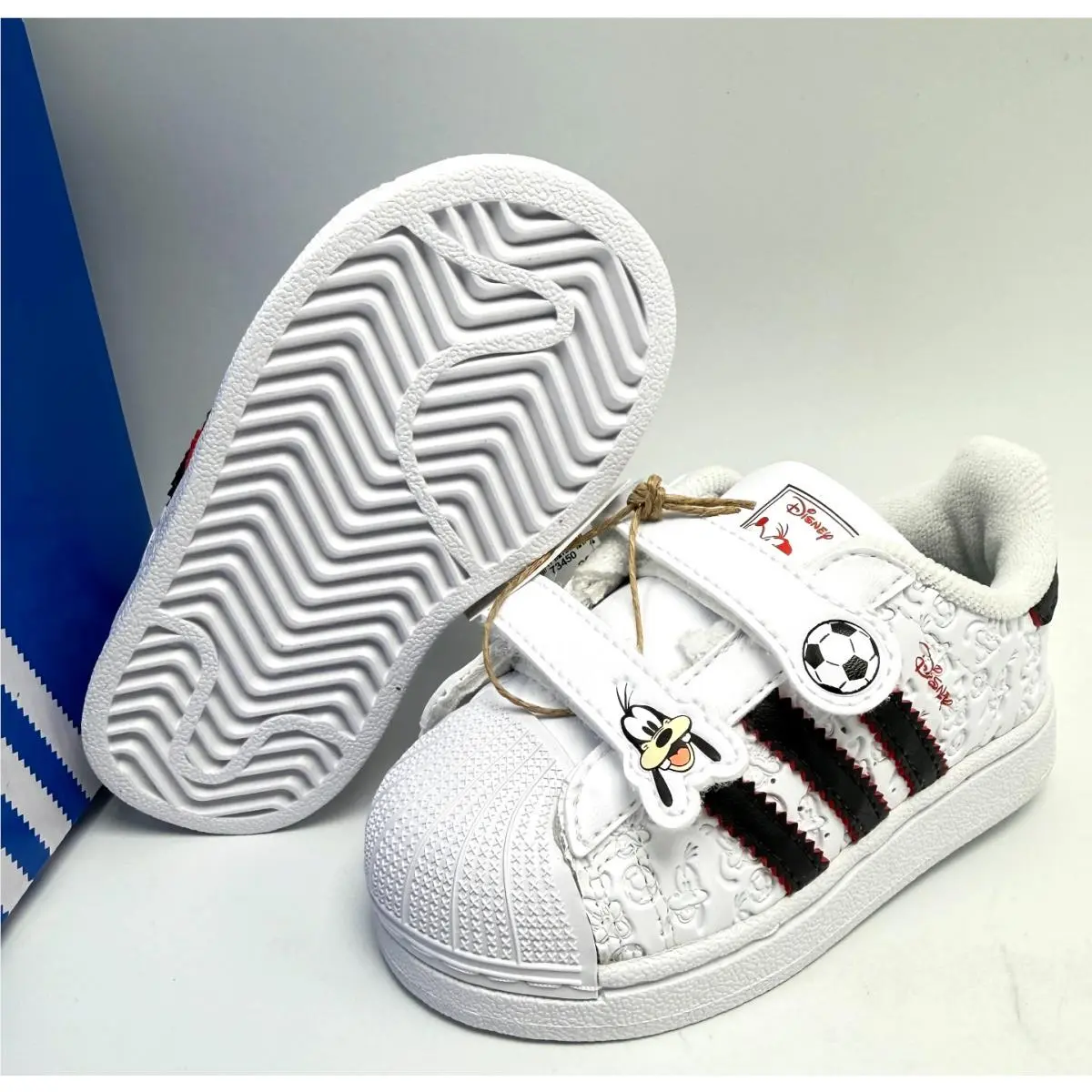 Adidas shoes - adidas Superstar 2 - Superstar - Cloud White/Better Scarlet/Gum 5