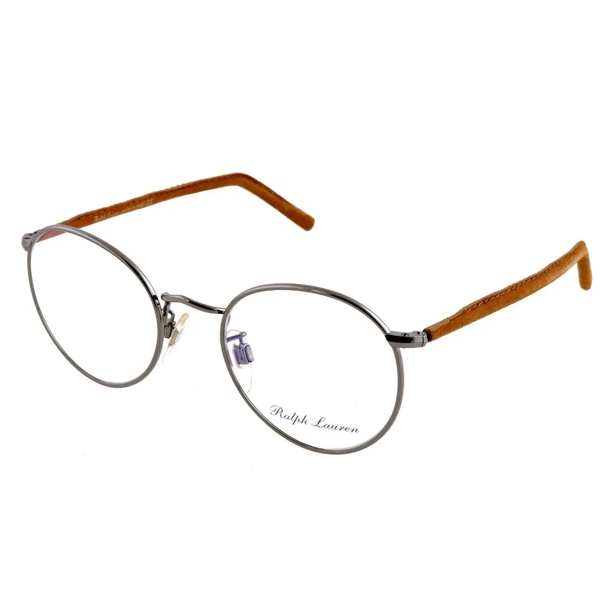 Ralph Lauren Purple Label PL9006-Q 9002 47mm Leather Wrap Eyeglasses Italy - Frame: Gray