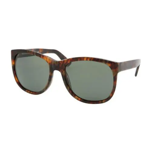 Ralph Lauren Purple Label Brown Havana Oversized Sunglasses 60mm 8072W - Frame: Brown, Lens: Green