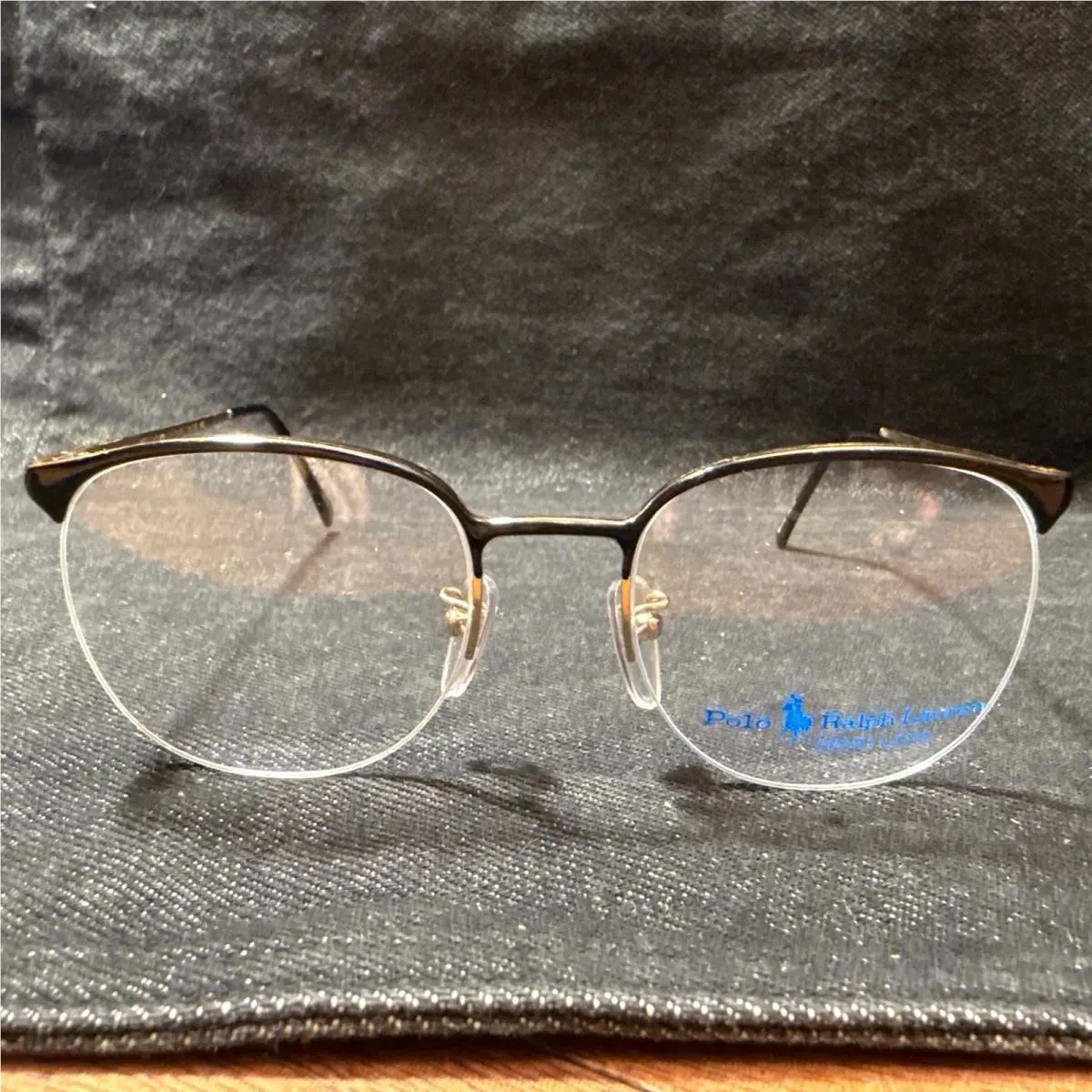Polo Vintage Nos Ralph Lauren Eyewear Classic Viii Glasses Black Frames 52