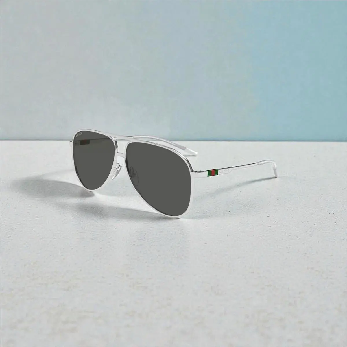 Gucci 62mm Oversize Pilot Sunglasses GG1677S001