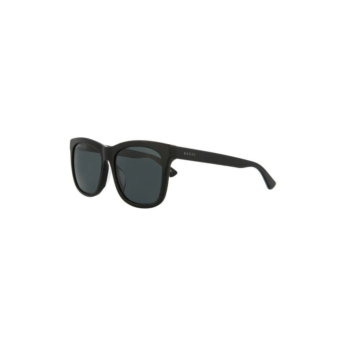 Gucci Men 56mm Square Sunglasses Black Black Grey