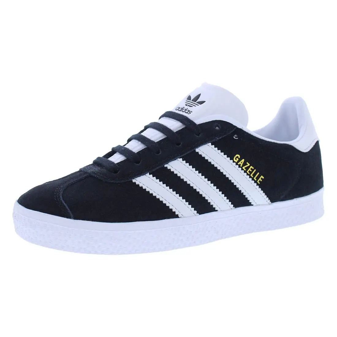 Adidas Gazelle PS Boys Shoes Size 13 Color: Core Black/cloud White/gold