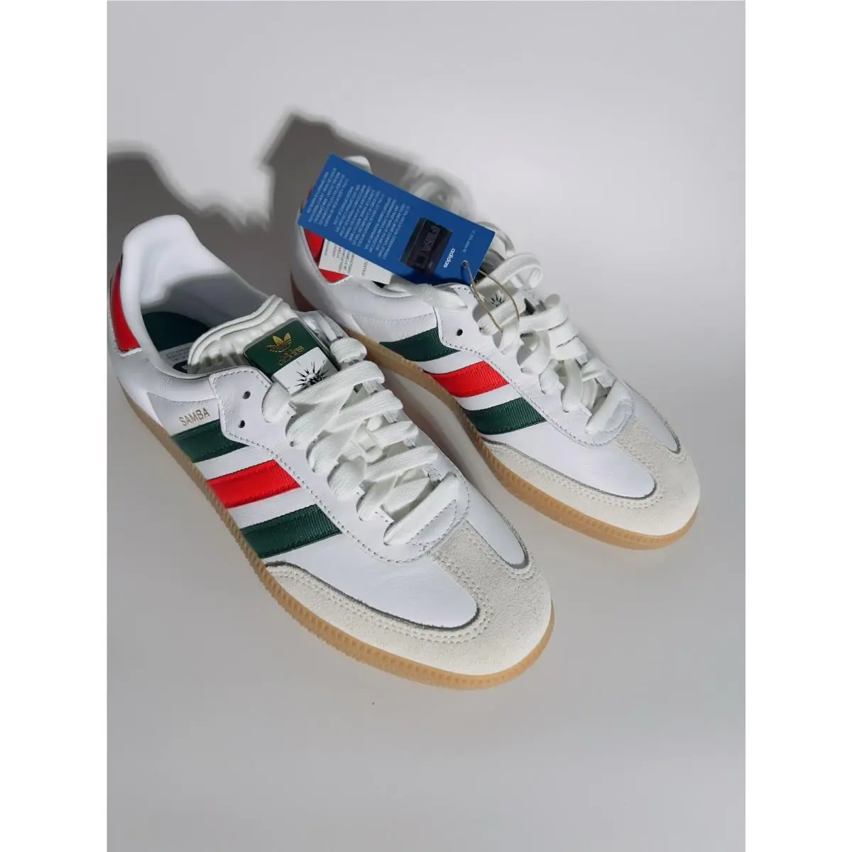 Adidas Originals Samba Mexico World Cup White Green Red Sz 8
