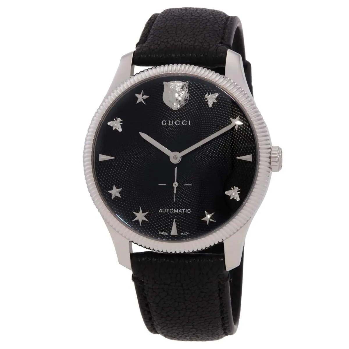G-timeless Automatic Black Dial Watch YA126365 by Gucci