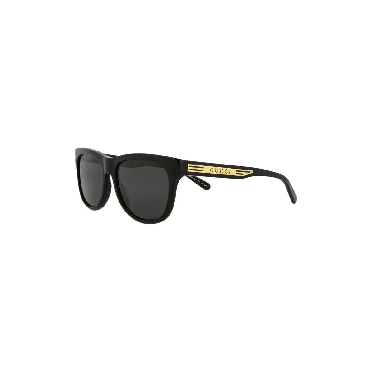 Gucci Men 55mm Square Sunglasses Black Black Grey