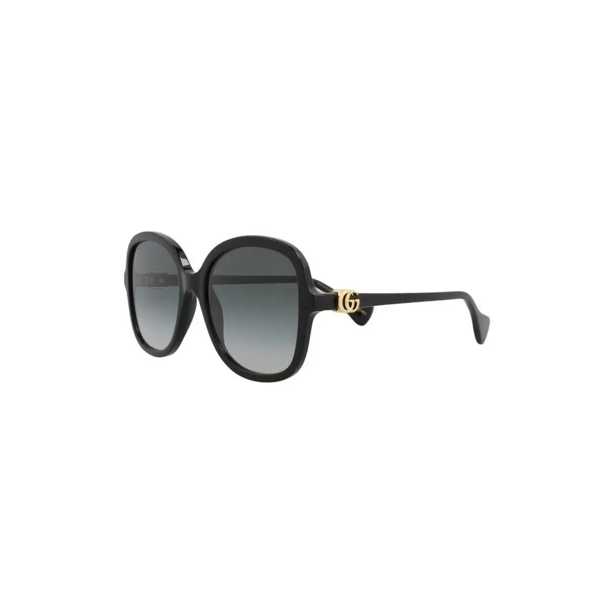 Gucci Women 56mm Butterfly Sunglasses Black Black Grey - Frame: Multicolor, Lens: Gray