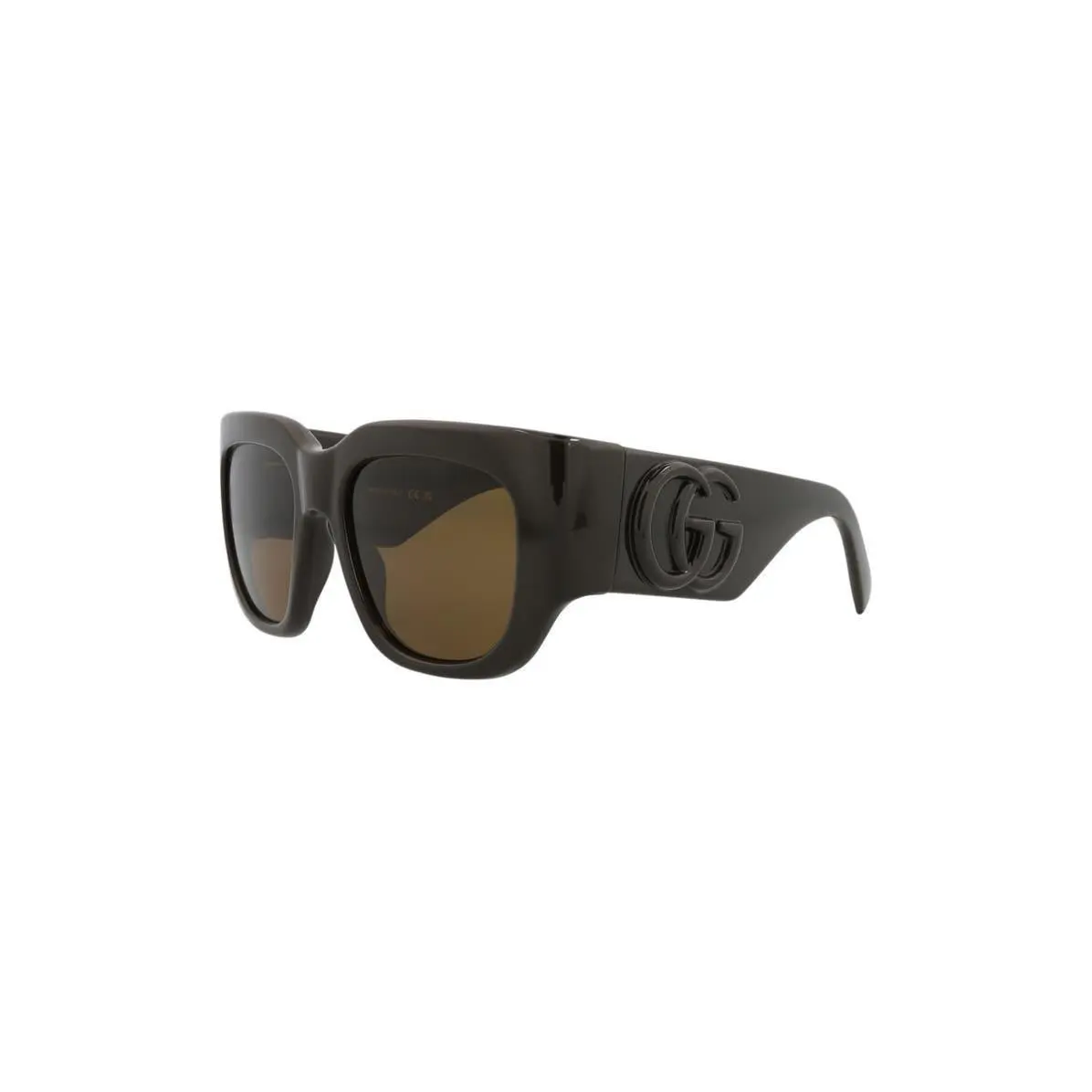 Gucci Women 53mm Square Sunglasses Brown Brown Brown