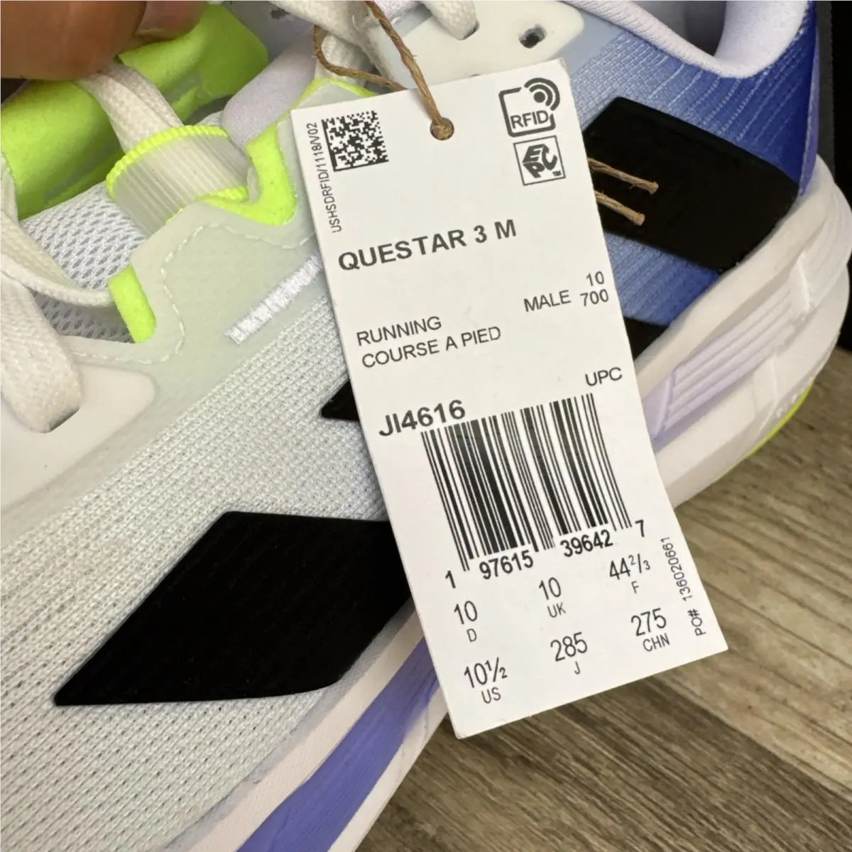 Adidas shoes - adidas Questar 3 - Questar - JI4616 - White (UPC: 197615396427) 1