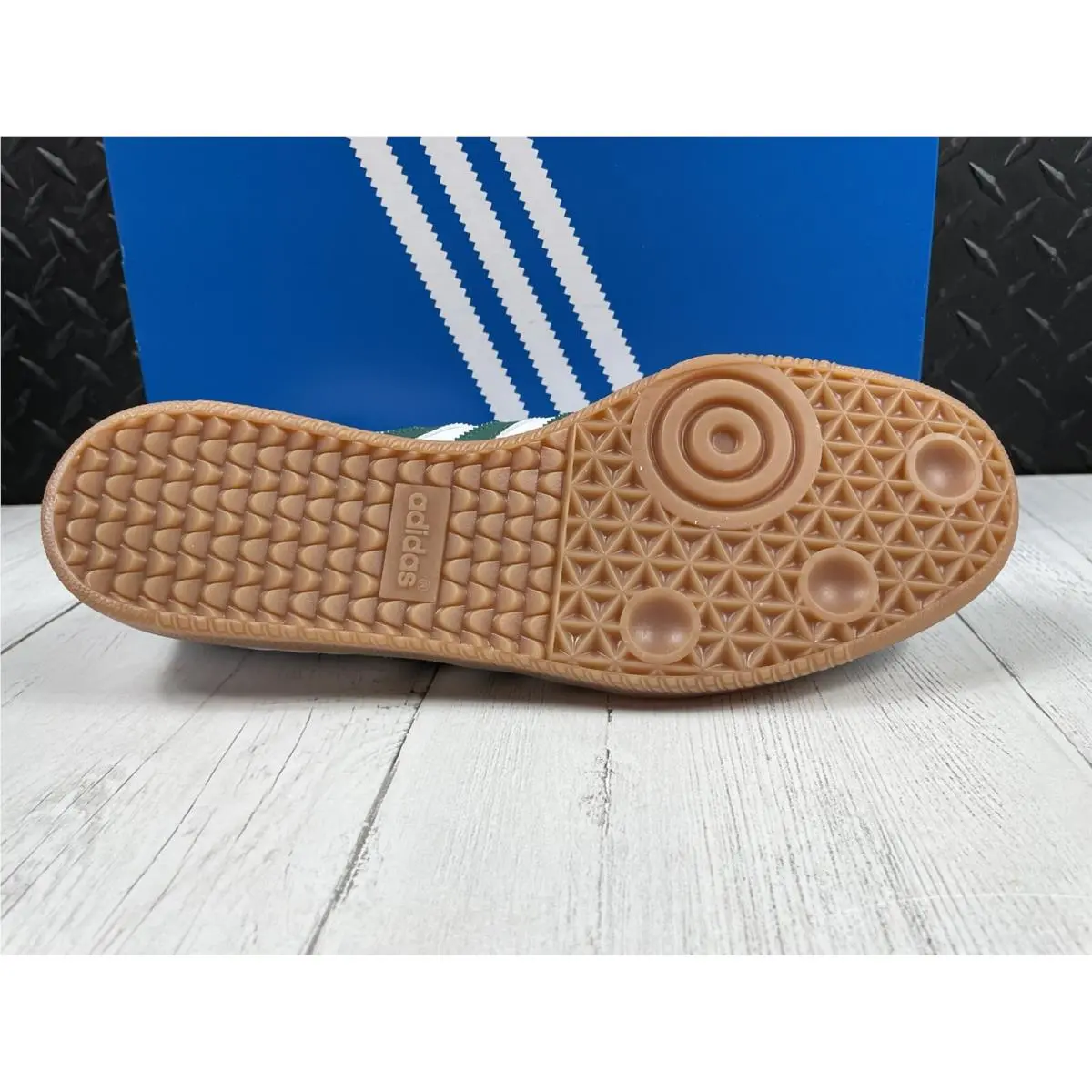 Adidas shoes - adidas Originals Samba - Originals Samba - HQ7036 - Footwear White / College Green / Gum (UPC: 0195748740032) 9