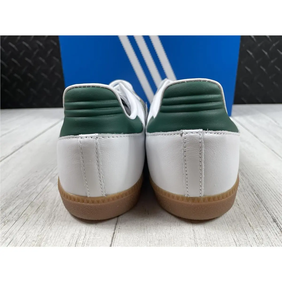Adidas shoes - adidas Originals Samba - Originals Samba - HQ7036 - Footwear White / College Green / Gum (UPC: 0195748740032) 5