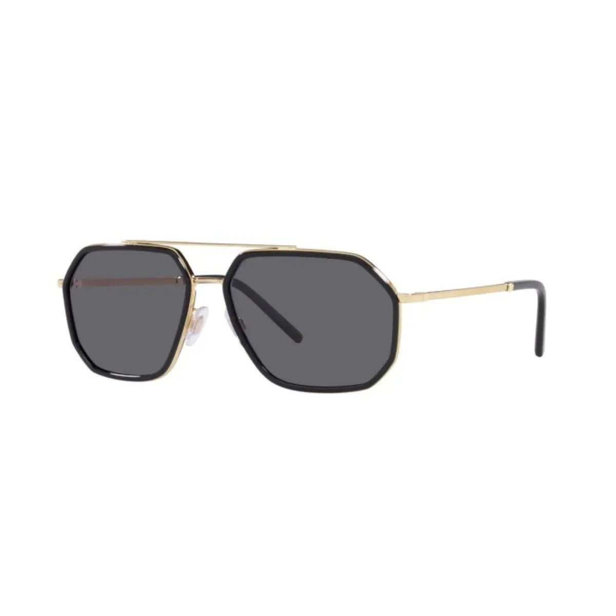 Dolce Gabbana Man Sunglasses DG2285 60mm Gold/black - Polar Grey Lens